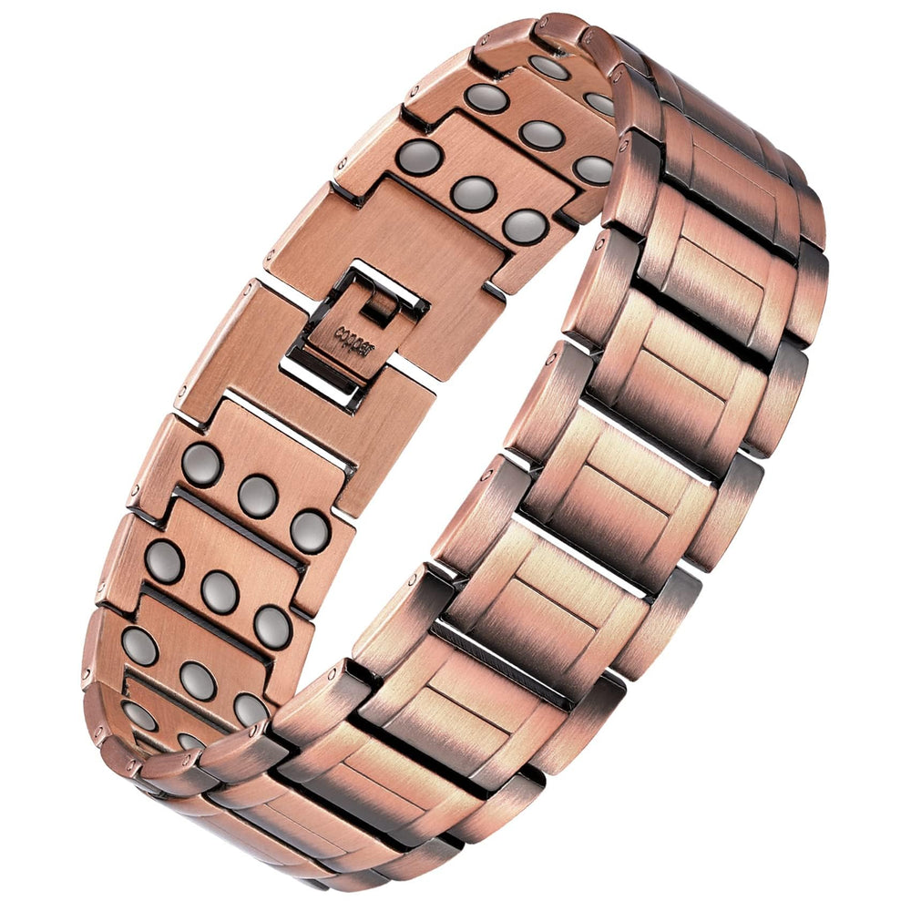 Feraco copper bracelet with 3x strength magnets for daily wear