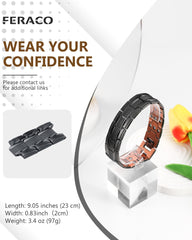 Feraco adjustable fit accommodates different wrist sizes