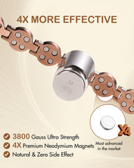 Feraco copper bracelet adjustable size tool for a comfortable fit
