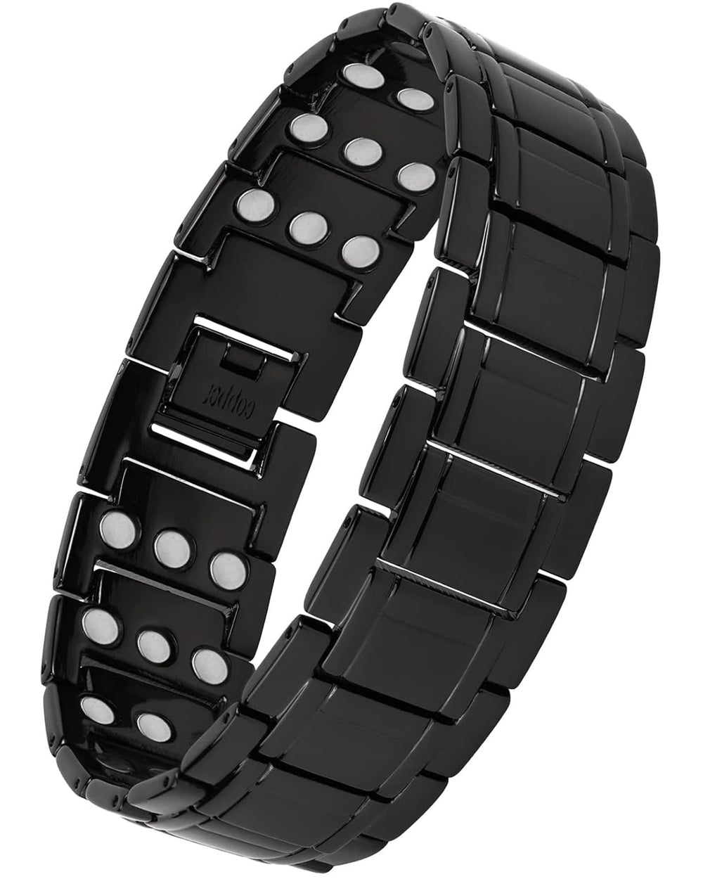 Feraco copper bracelet for men with magnets 3800 Gauss for balanced energy during daily wear.