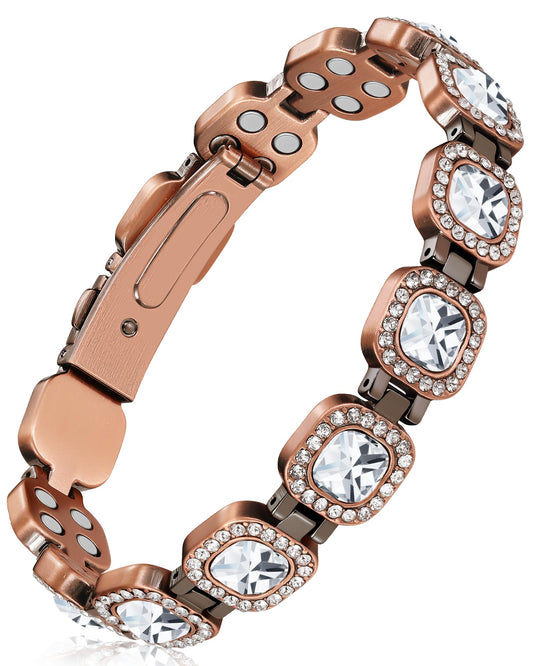 Feraco copper bracelet with ultra-strength magnets for daily wear and magnetic appeal