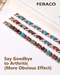 Feraco copper bracelet is waterproof and durable for everyday wear