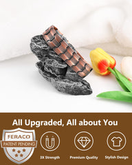 Feraco bracelet weighs 121 g for a premium, substantial feel