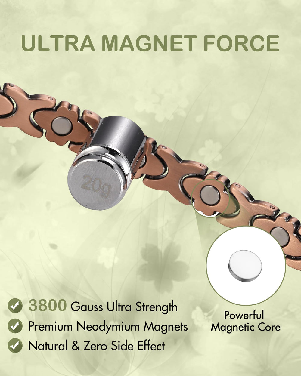 Cubic zirconia accents add subtle sparkle to Feraco bracelet.