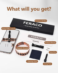 Feraco copper bracelet worn daily, versatile and comfortable.