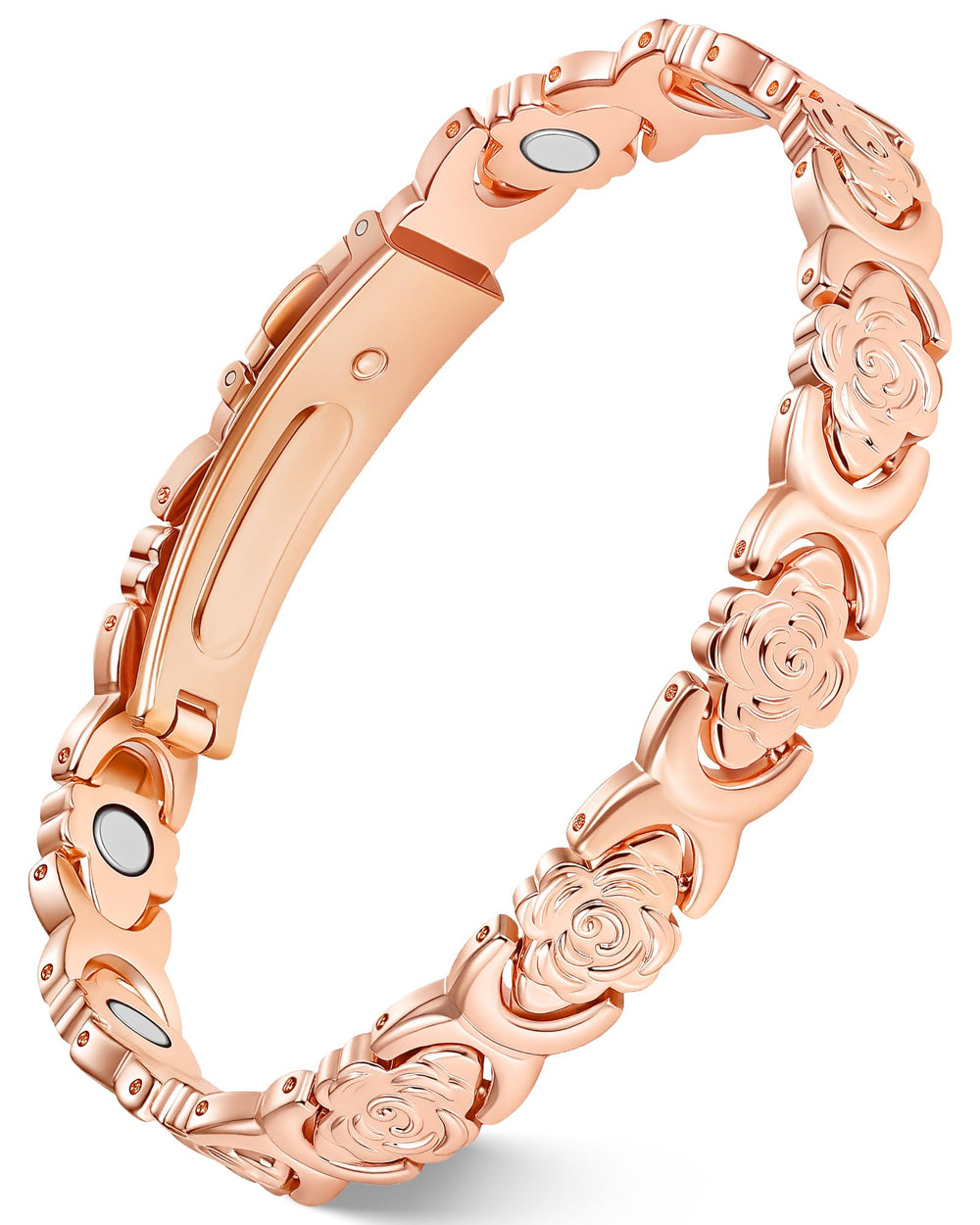 Feraco Infinite Clover copper bracelet for daily wear with elegant design