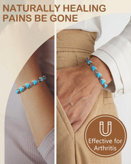 Feraco bracelet on wrist, lightweight and waterproof for daily wear