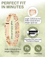 Feraco neodymium magnets inside the jewelry design