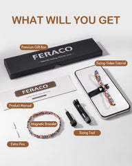 Feraco gift box with sizing tool, ready for gifting