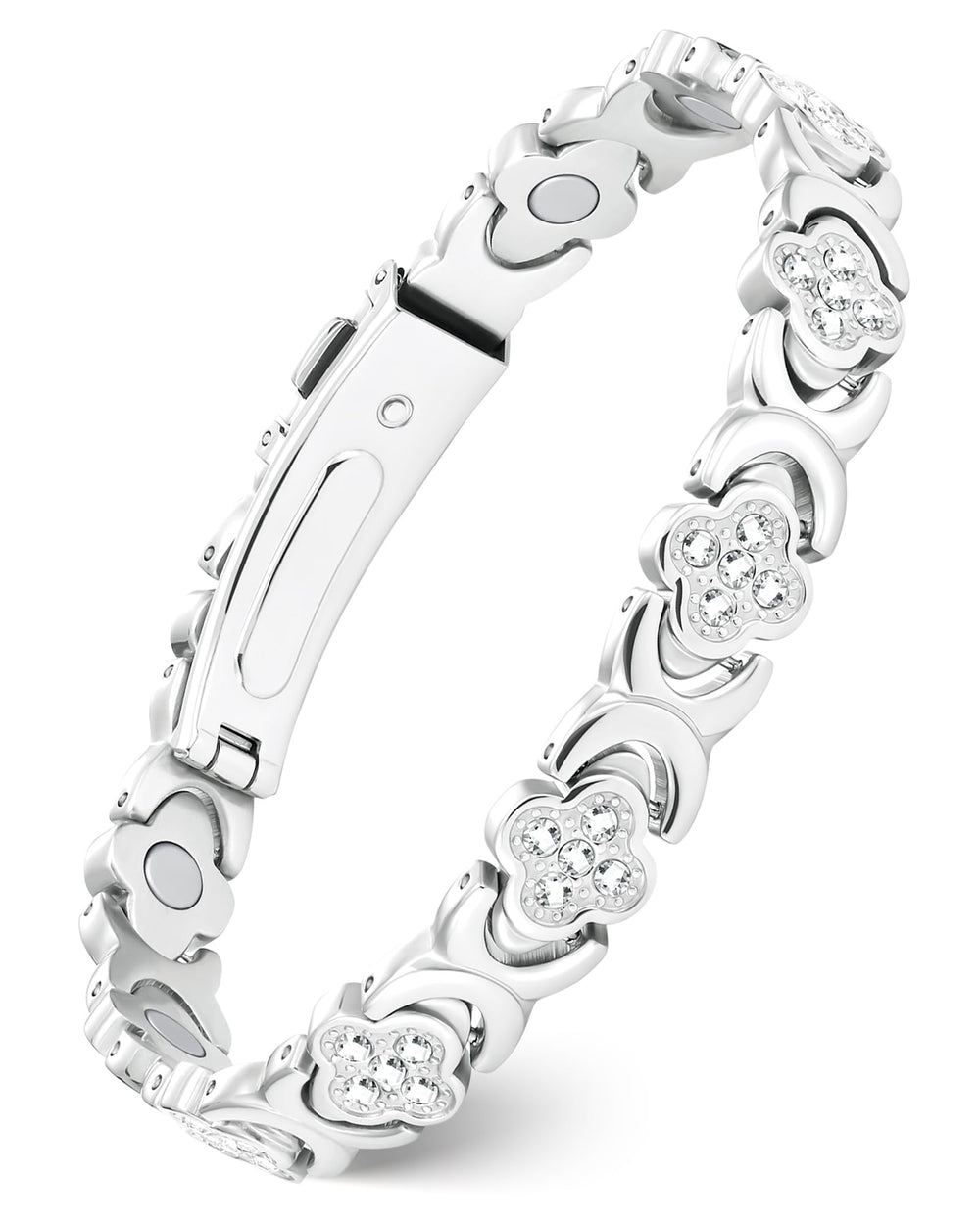 Feraco Pure Copper Bracelet with infinity-clover detail for daily elegance.