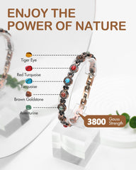 Feraco Pure Copper Women's Bracelet crafted from 99.99% copper for durable hypoallergenic wear
