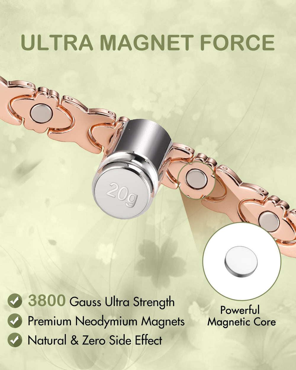 Feraco sizing tool included for precise, comfortable fit