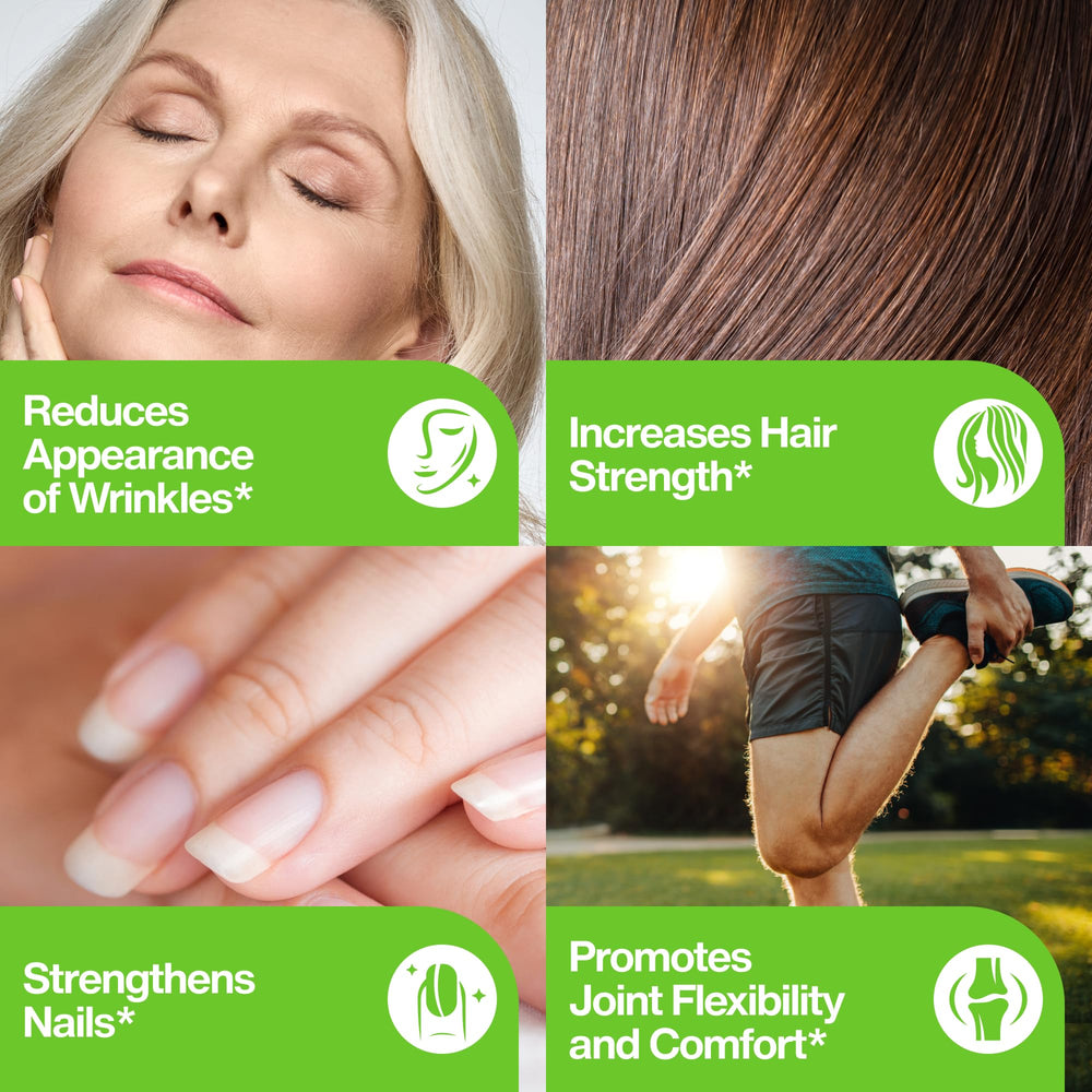 Fernes collagen peptides dissolve quickly in water for easy mixing
