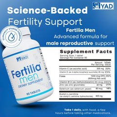 Fertilia pill capsules close-up illustrating easy-to-swallow capsules.