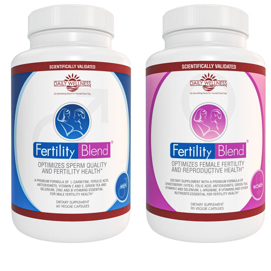 Fertility Blend Women bottle for daily fertility support for couples