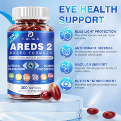 FIDERNIC AREDS2 macular pigment support visualization focusing on carotenoids.