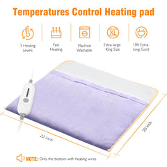 FIGERM Foot Warmer Electric control panel showing heat levels