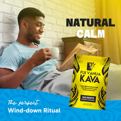 Earthy aroma and mild peppery notes in Fiji Vanua Kava serving.