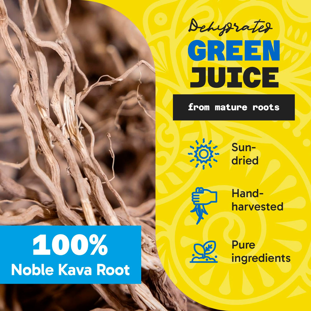 Non-micronized kava powder preserves natural fibers for authentic flavor from Fiji Vanua Kava.