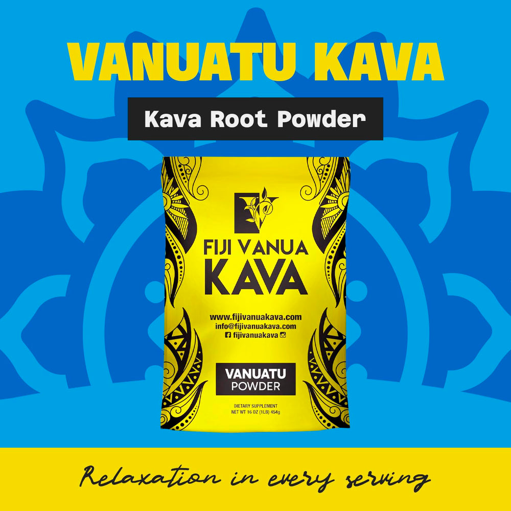 Close-up of medium grind Fiji Vanua Kava powder ready for brewing