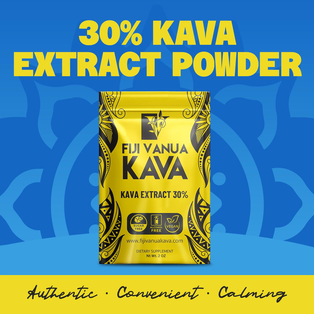 Fiji Vanua Kava water-soluble powder dissolving easily for quick beverage mixing