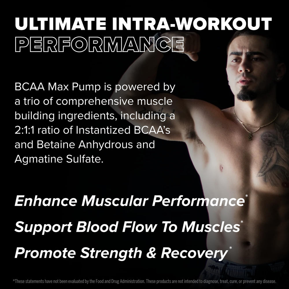 FINAFLEX BCAA MAX PUMP pour demonstrates fast-dissolving powder for convenient intra-workout use