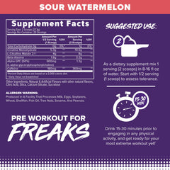 FINAFLEX Engage Sour Watermelon label highlights ingredients and dosing for informed use