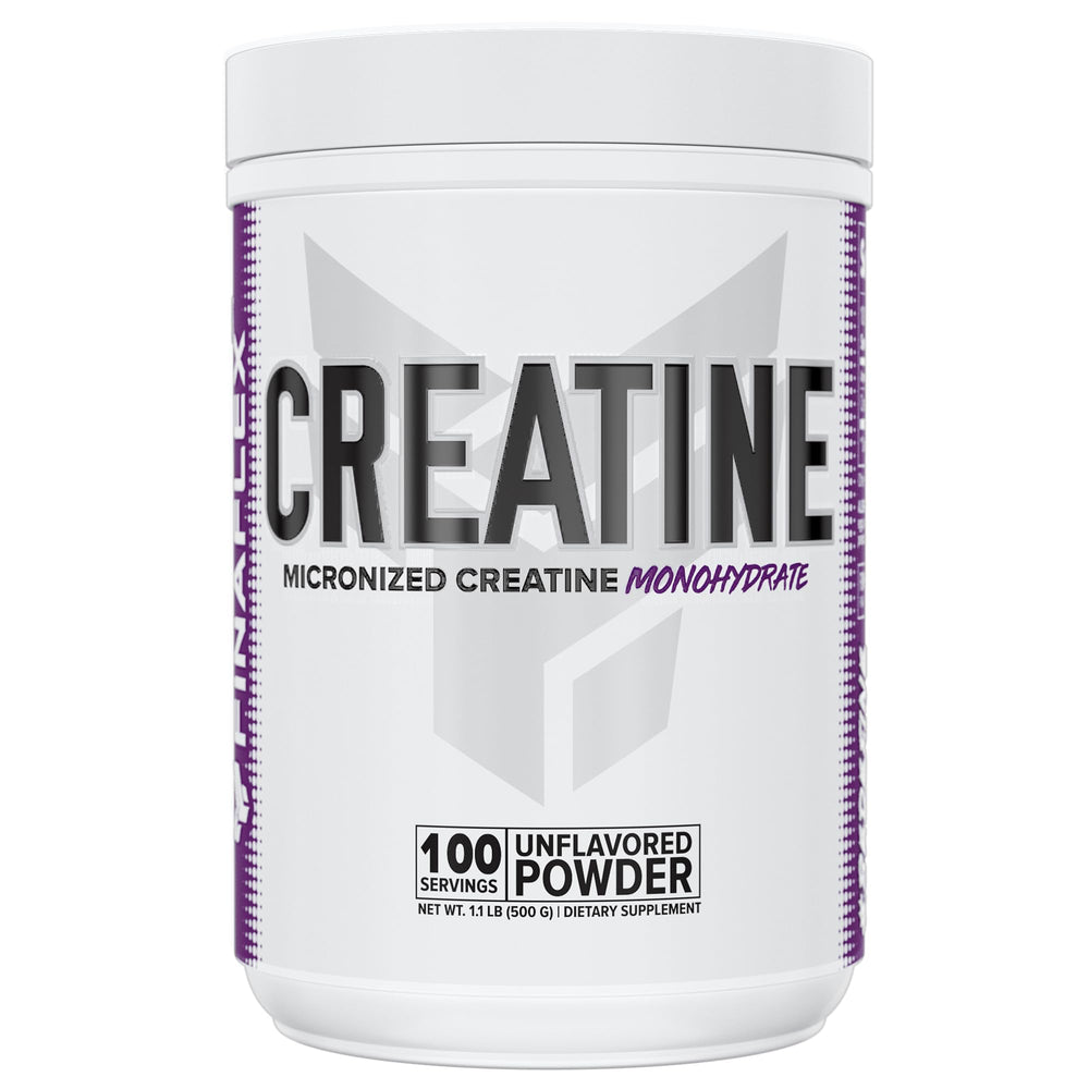 FINAFLEX Pure Creatine 500g bottle with powder for workouts