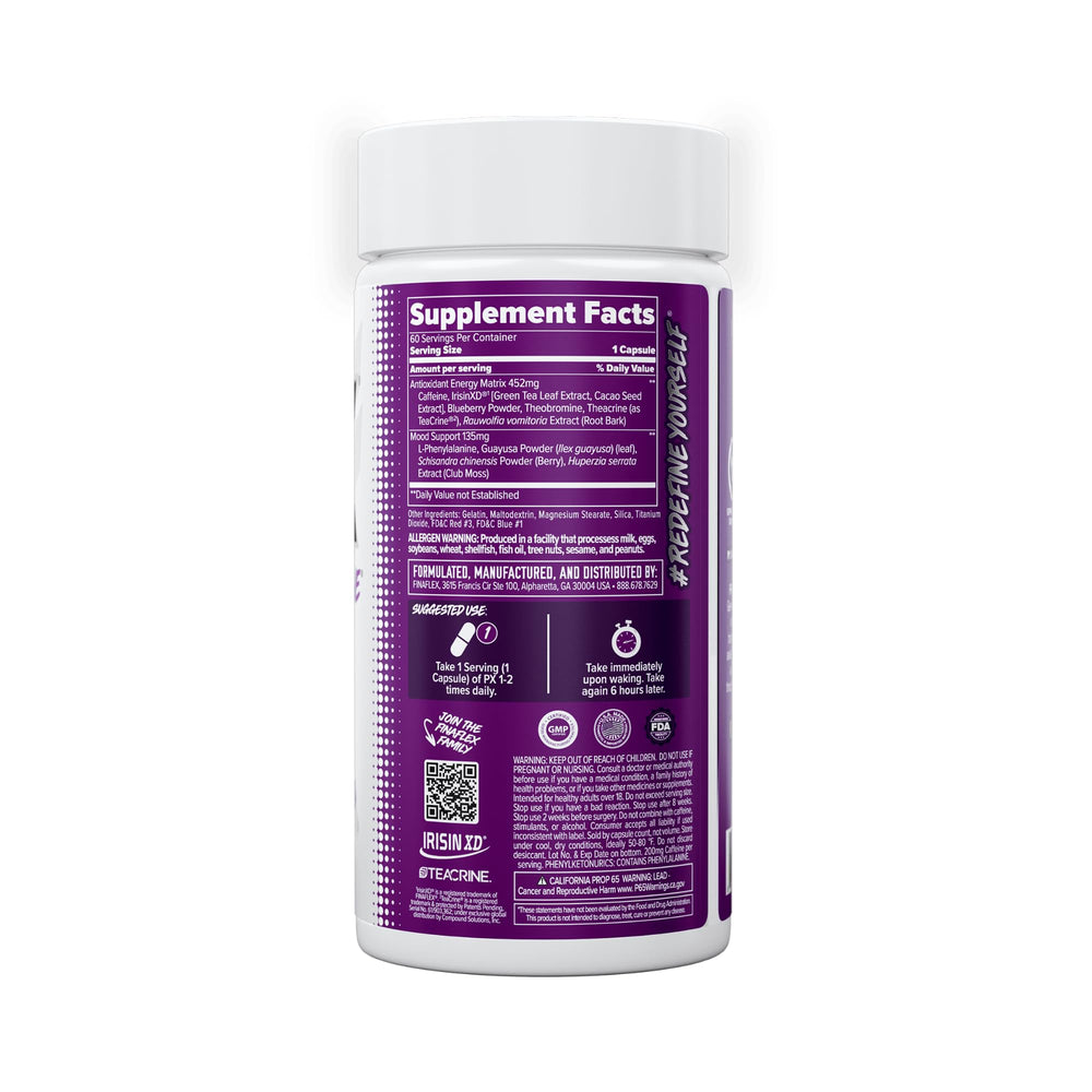 FINAFLEX PX Pro Xanthine side-view bottle on shelf