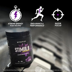 FINAFLEX Stim8 Hardcore close-up on caffeine dose for energy