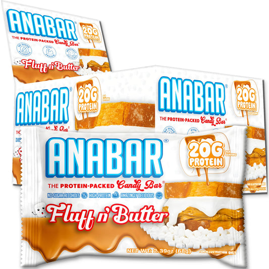 Final Boss Anabar box pack shows 12 protein bars for on-the-go snacking.