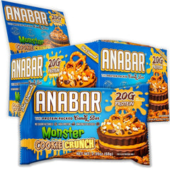 Final Boss Anabar milk chocolate Monster Cookie Crunch box, convenient family snack.