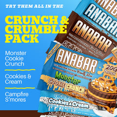 Anabar Monster Cookie Crunch bar provides a tasty protein snack for active students.