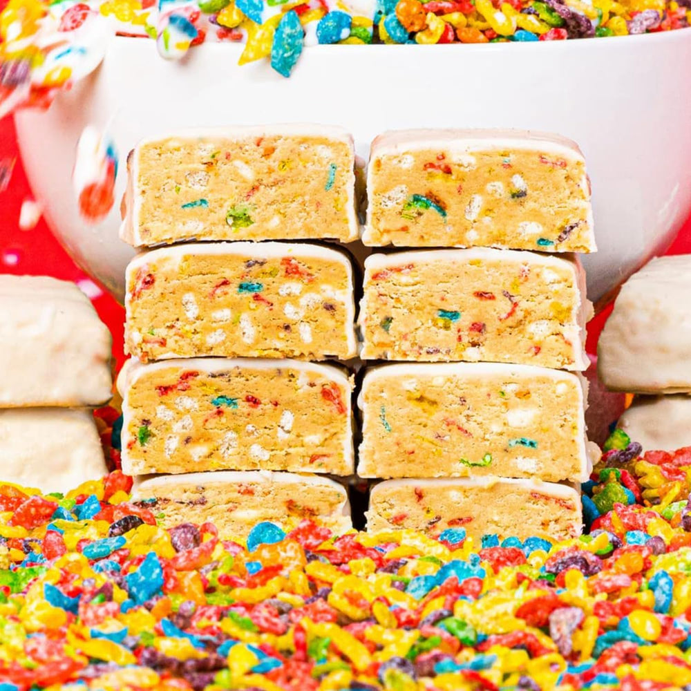 Healthy snack option featuring real cereal pieces in every bite for crunch.