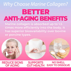Collagen blended into tea or smoothie for easy daily routine