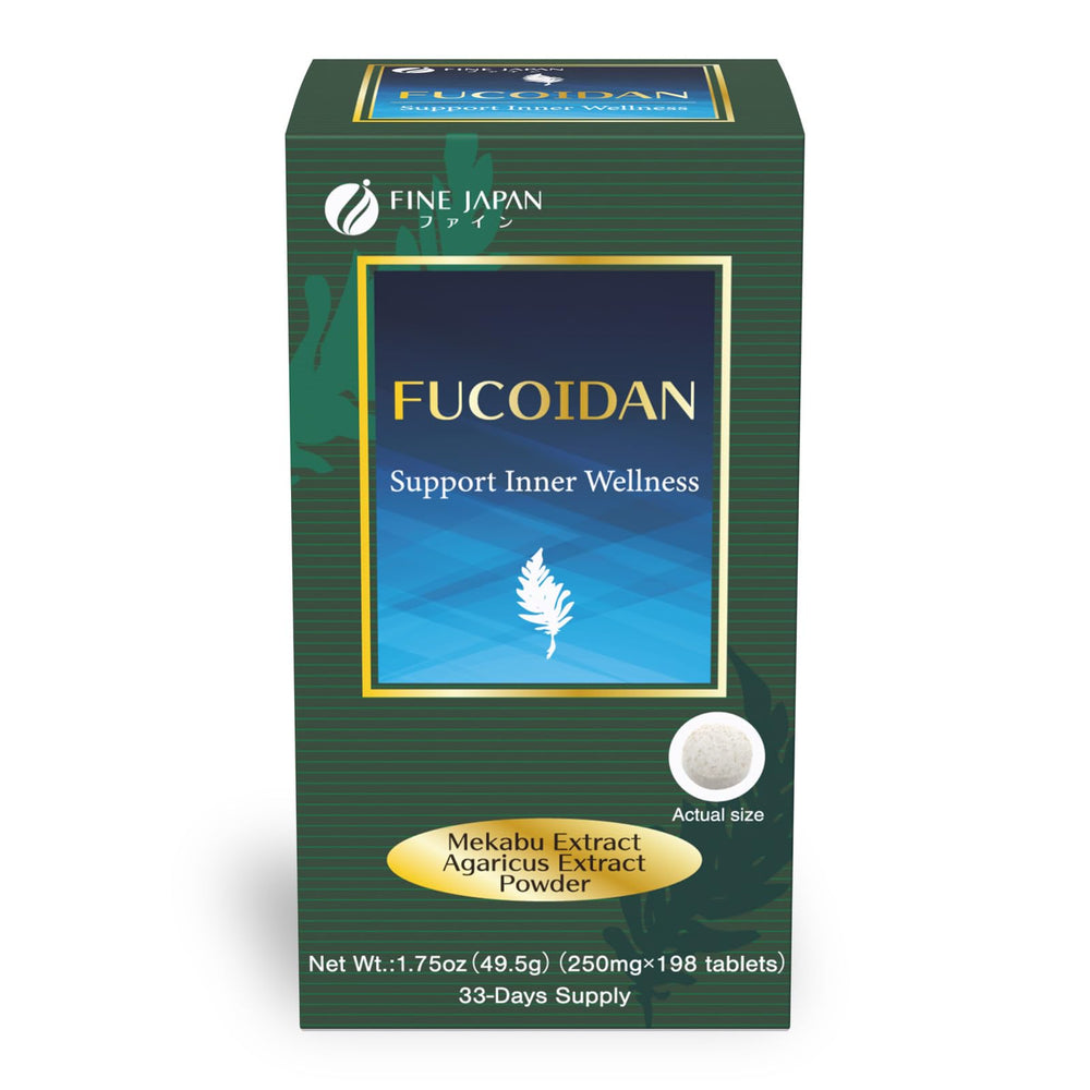 Fine Japan Fucoidan with Wakame bottle for daily wellness routine