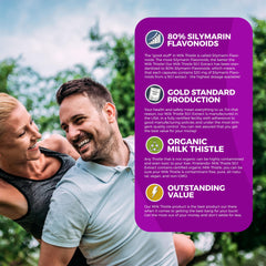 FineLand Milk Thistle bottle emphasizes premium 50:1 extract for liver support.