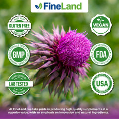 FineLand vegan packaging highlights non-GMO and sustainability.