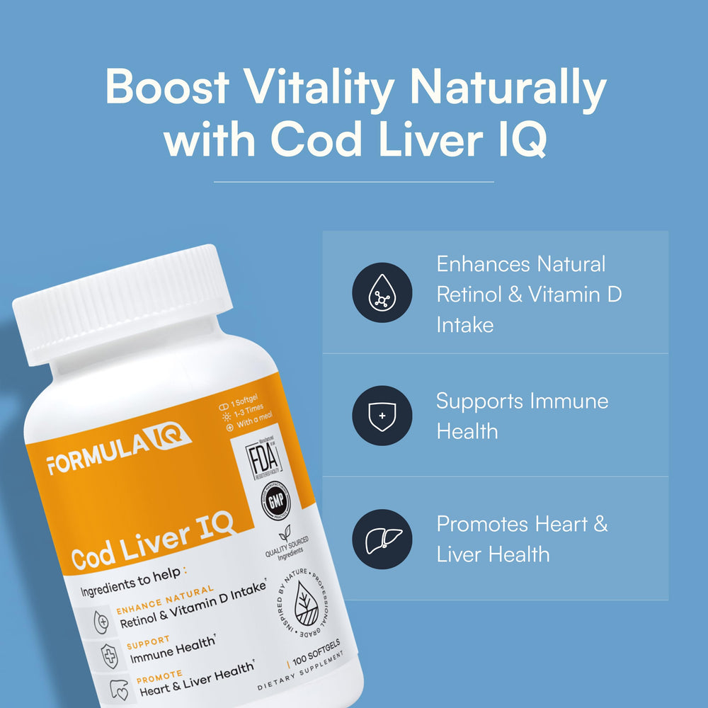FIQ Formula IQ softgels capsules shown to emphasize easy swallowing and consistent omega-3 intake.
