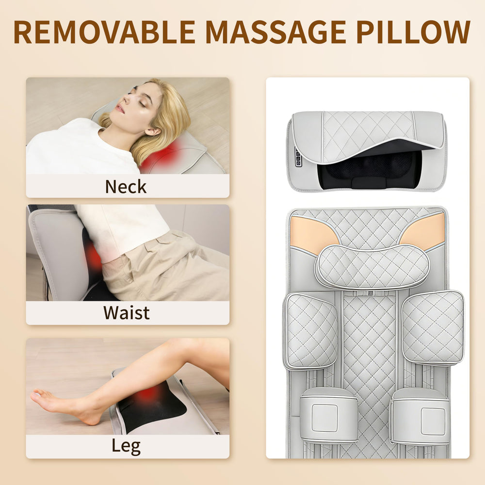 FIRRLUCO detachable neck massager offers focused neck and shoulder kneading