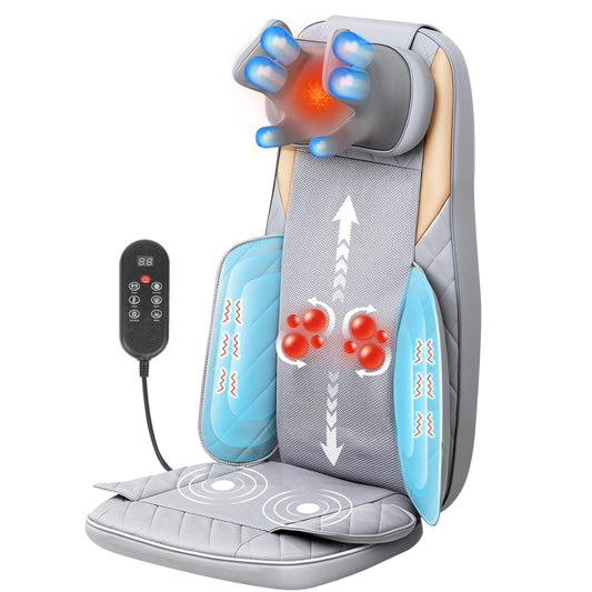 FIRRLUCO Shiatsu Neck Massager with Heat targets neck tension for relaxing relief