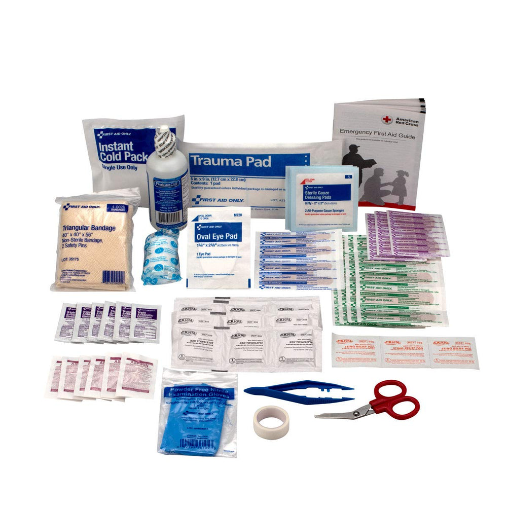 First Aid Only 106-piece refill pack box front for workplace readiness