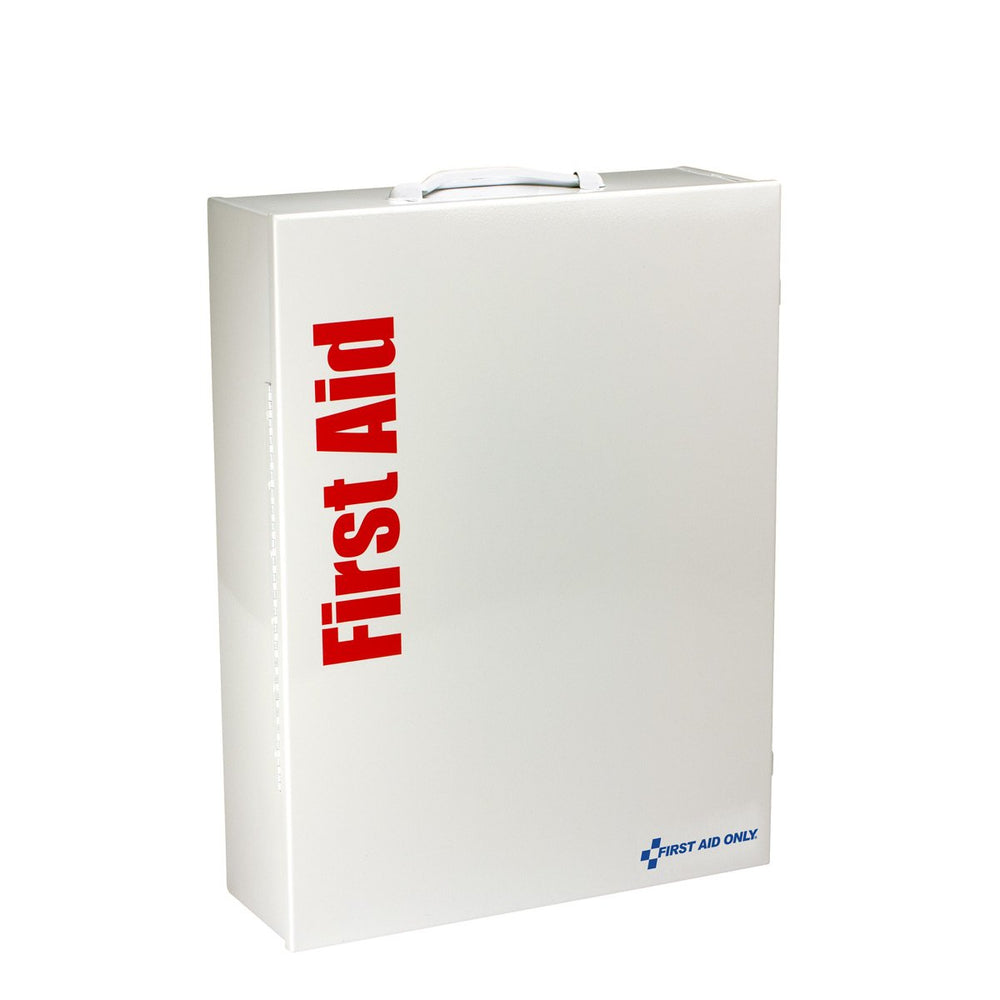 First Aid Only 150-Person XL labeling enables quick supply identification.