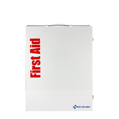 First Aid Only 150-Person XL side mount demonstrates wall-ready storage.