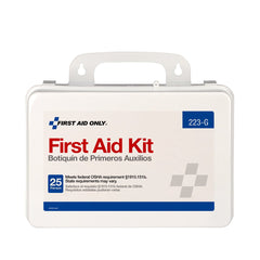 First Aid Only 223-G 107-piece kit with essential supplies.