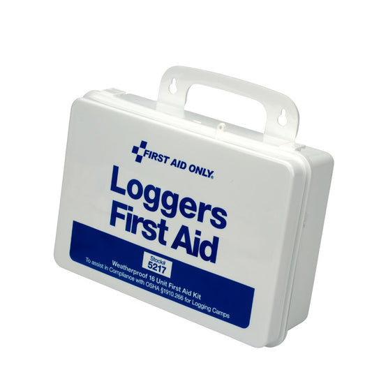 First Aid Only 5217 weatherproof case keeps essentials secure on job sites.