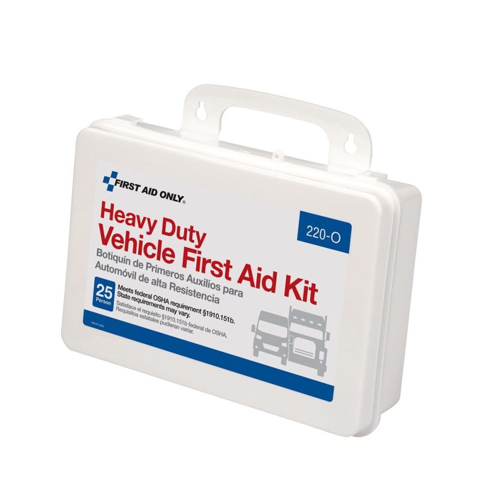 First Aid Only 85 Vehicle Kit bandages and antiseptics support quick minor care