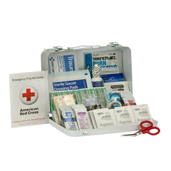 First Aid Only 90560 easy-release latches enable quick access in emergencies.