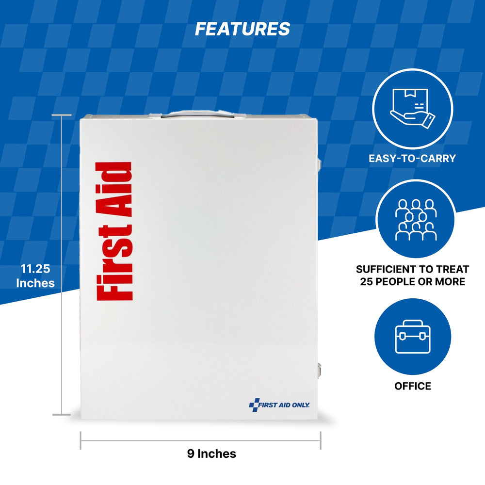First Aid Only 90658 SmartTab ezRefill system streamlines restocking and tracking.