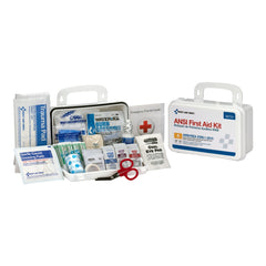 First Aid Only 90754 case open, ready for fast response to minor injuries.